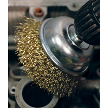 LASER Cup Brush with Quick Chuck End - 75mm
