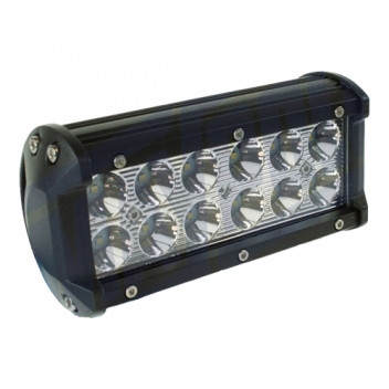 12/24V 36W LED Light Bar - 12x3W 2520lm SPOT IP67