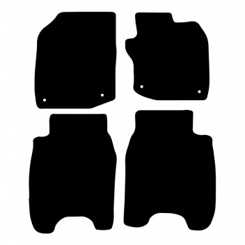 Carpet Mat Set HONDA CIVIC 12>17  (4 PIECE + 4 CLIPS)