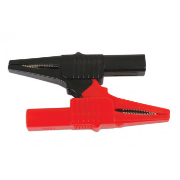 LASER Crocodile Clips 2pc