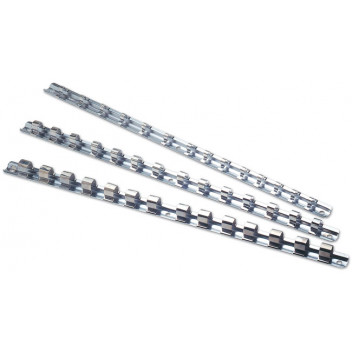 LASER Socket Rails 1/4 3/8" 1/2" 3pc"