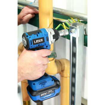 LASER Cordless Impact Wrench 1/2D 20V w/o Battery"