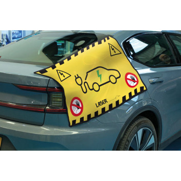 LASER Wing Cover Hybrid/EV Warning
