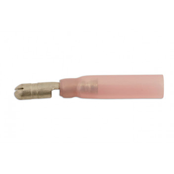 CONNECT Red Heat shrink Male Bullet Terminals (25)