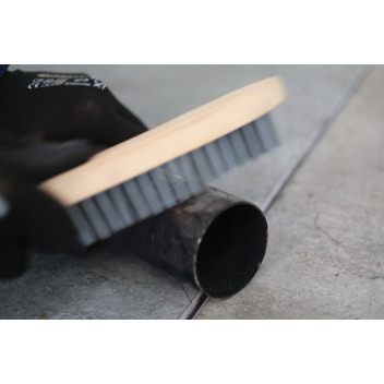 LASER Wire Brush 4 Row Wooden Handle