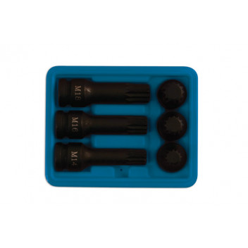 LASER Spline Bit Set - 6pc
