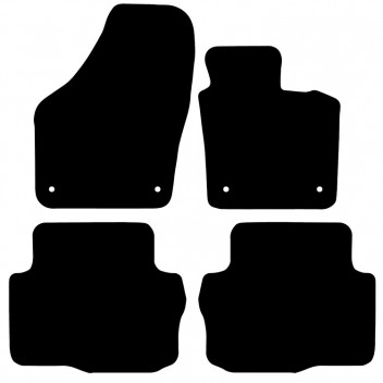 Carpet Mat Set VW SHARAN 2010> 4 Clips 4XL