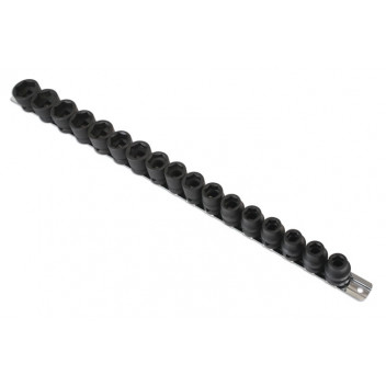 LASER Impact Socket Set - Low profile 1/2D 17pc"