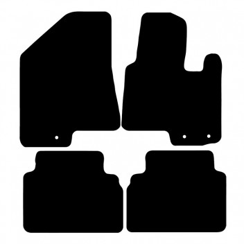 Carpet Mat Set HYUNDAI IX35  (4 PIECE + 3 CLIPS)