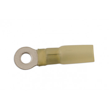 CONNECT Yellow Heat shrink Ring Terminals 4.0mm (25)
