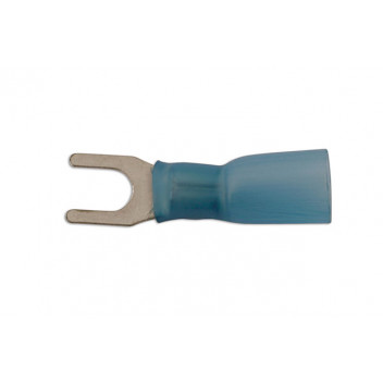 CONNECT Blue Heat shrink Fork Terminals 4.0mm (25)