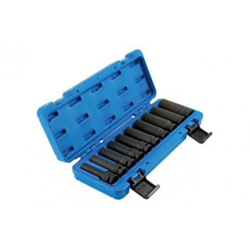 LASER Deep Impact Socket Set 10pc 1/2D"
