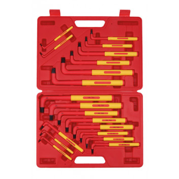 LASER VDE Extra Long Hex/Star Key Wrench 19pc