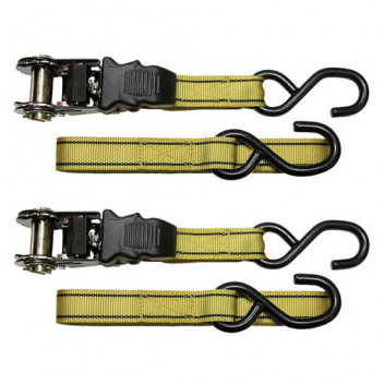 Ratchet tie down set 2x25mmx5m (Max. load 350kg)