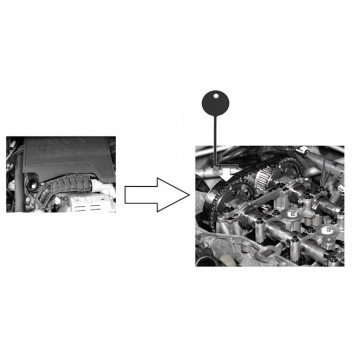 LASER TIMING BELT GAUGE FOR PSA