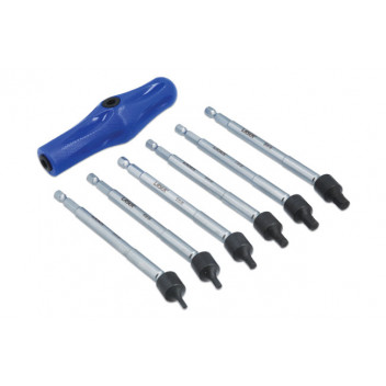 LASER UNIVERSAL JOINT HEX BIT SET 6PC