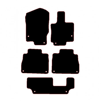 Rubber Mat Set Merc GLE 7 Seater 2024>