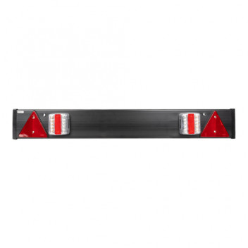 Trailer Towing Bar With 2 Rear Lights An 2 Triangular Reflec
