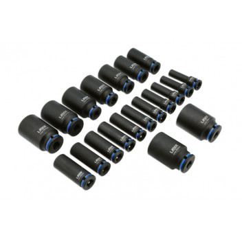 LASER Deep Impact Socket Set 1/2D 20pc"
