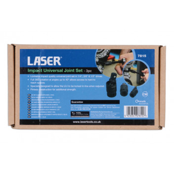 LASER Impact Universal Joint Set 3pc