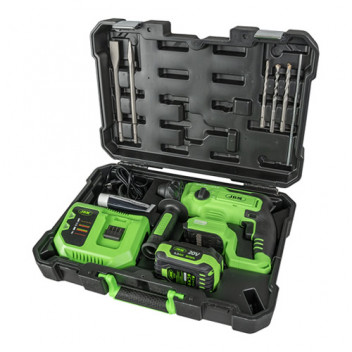 BRUSHLESS ROTARY HAMMER WITH STORAGE CASE