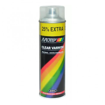 Motip Clear Varnish Lacquer Matt 500ml