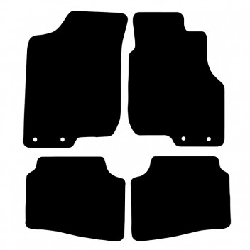 Carpet Mat Set KIA CEED 07>09  (4 PIECE + 4 CLIPS)
