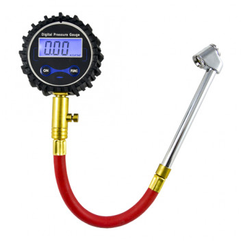 Digital Tire Gauge With Hose (0-15Bar)