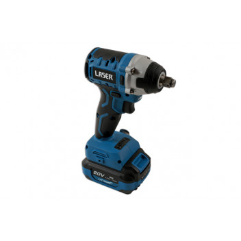 LASER Cordless Impact Wrench 1/2D 20V w/o Battery"