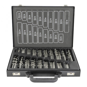 METRIC HSS 4341 TWIST DRILL SET 1-10MM
