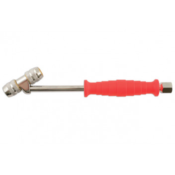 LASER Tyre Valve Connector Twin Head Clip On Valve - Closed