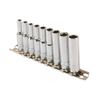 LASER BA Deep Socket Set 9pc 1/4D"