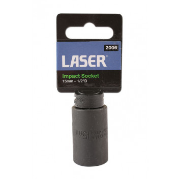 LASER Socket - Air Impact 1/2D 15mm"