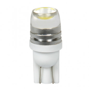 12V 5W T10 Wedge Bulbs 501 HYPER-LED WIDE BEAM WHITE PAIR (2
