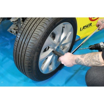 LASER Locking Wheel Nut Removal Kit - Lug Driller