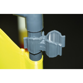 LASER Pair of Brackets for Folding Safety Barrier 8000