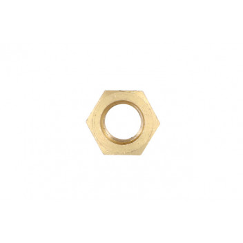 CONNECT Brass Nut M8 x 1.25 x 13mm Hex 10pc