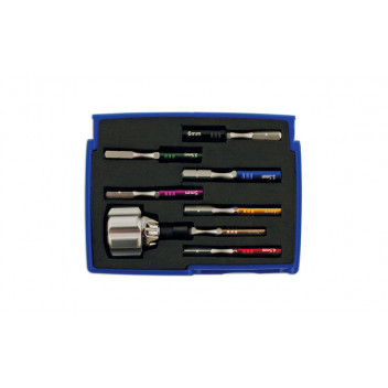 LASER Precision Ratchet Nut Driver Set 8pc