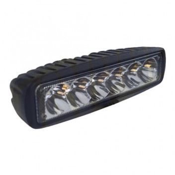 10-30V 18W LED Worklamp Slimline - 6x3W 1400lm SPOT IP67