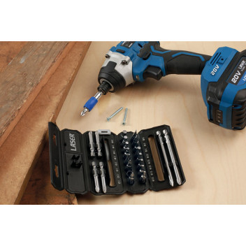 LASER Portable Power Tool Bit Set 23pc