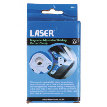 LASER Magnetic Adjustable Welding Corner Clamp
