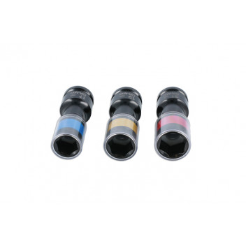 LASER Alloy Wheel Torsion Socket Set 3pc
