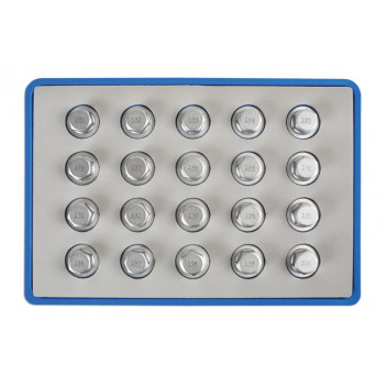 LASER Locking Wheel Nut Key Set - Vauxhall/Opel 20pc