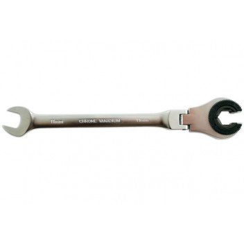 LASER Brake Pipe Ratchet Wrench Flexible Head 11mm