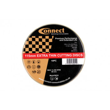 CONNECT Connect 115mm x 1.0mm Thin Discs 10 x 10