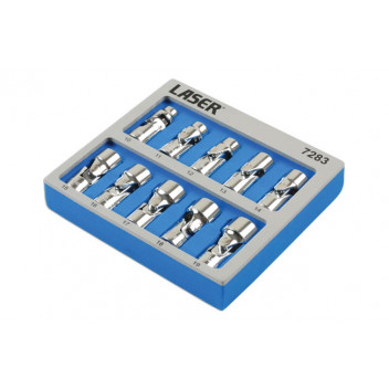 LASER Universal Joint Socket Set 3/8D  10pc"
