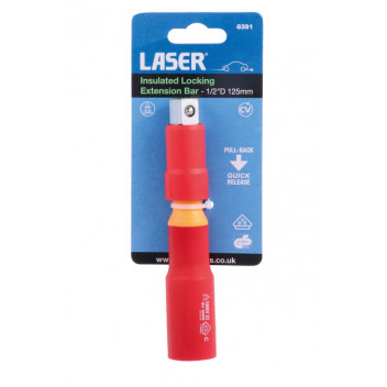 LASER Insulated Locking Extension Bar 1/2D 125mm"