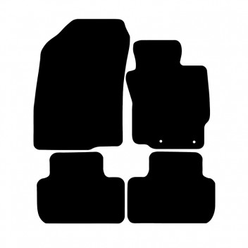 Carpet Mat Set MITSUBISHI ASX 2010 on fitted mats