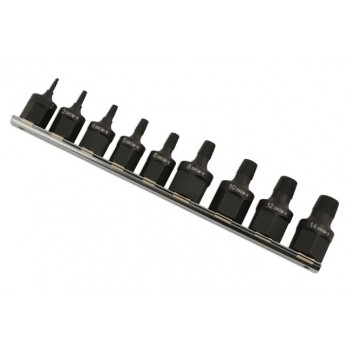 LASER Screw Extractor Set 3/8D & 1/2"D 9pc"