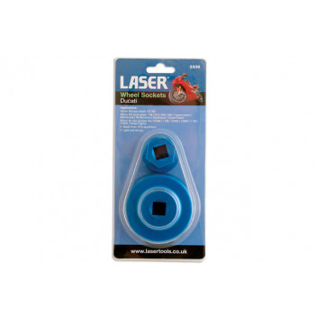 LASER Front & Rear Wheel Sockets Ducati 1/2D"
